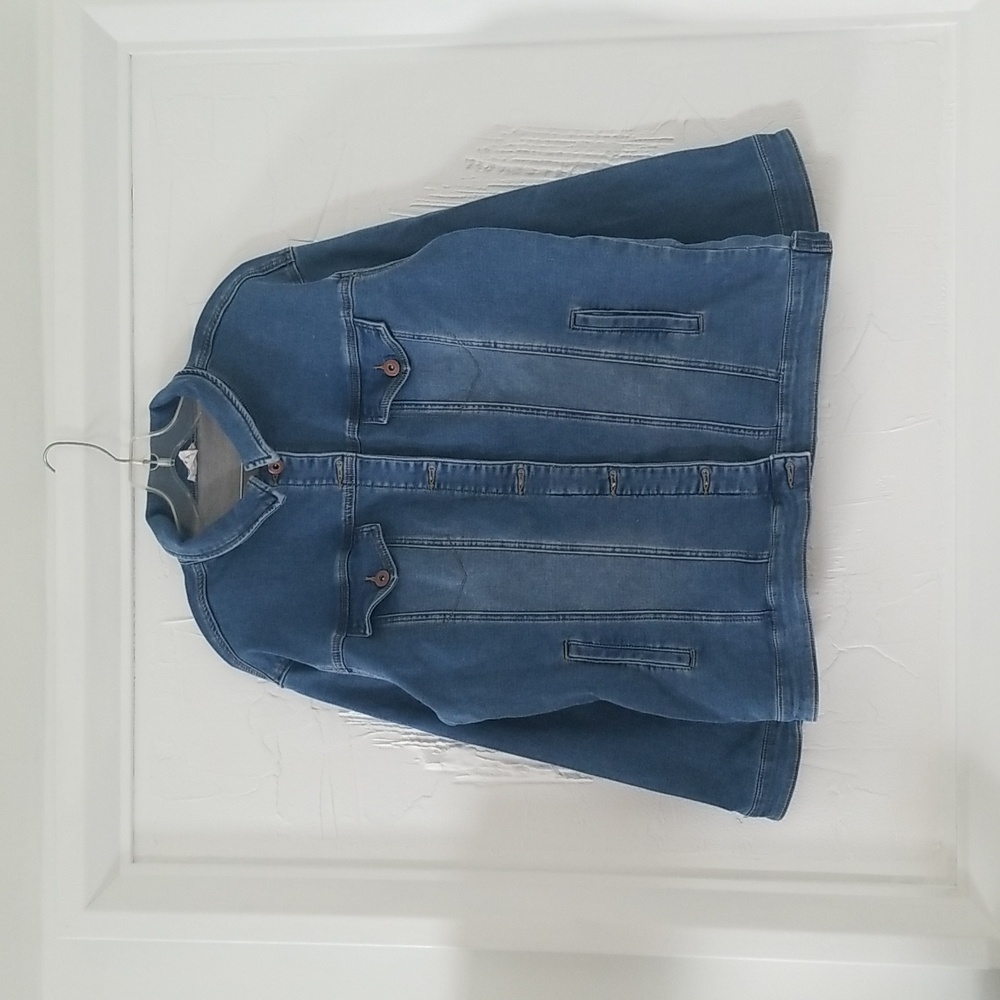 Tribal Jeans Like New Condition Oversized Jean Jacket Medium